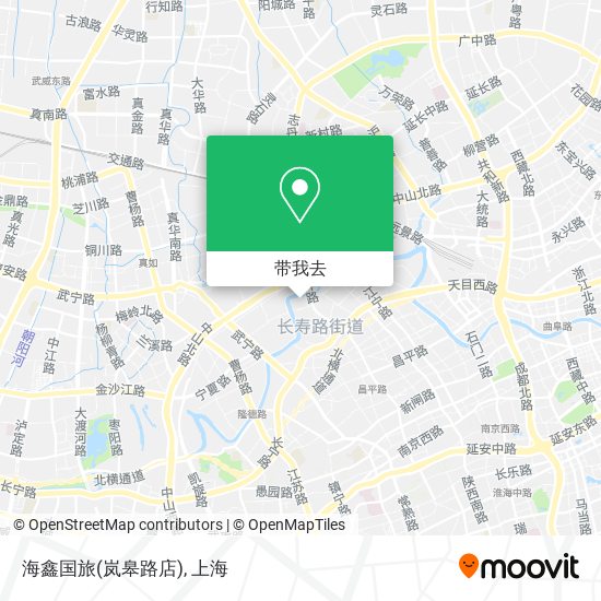 海鑫国旅(岚皋路店)地图