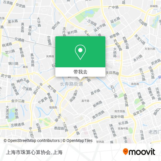 上海市珠算心算协会地图