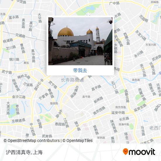沪西清真寺地图