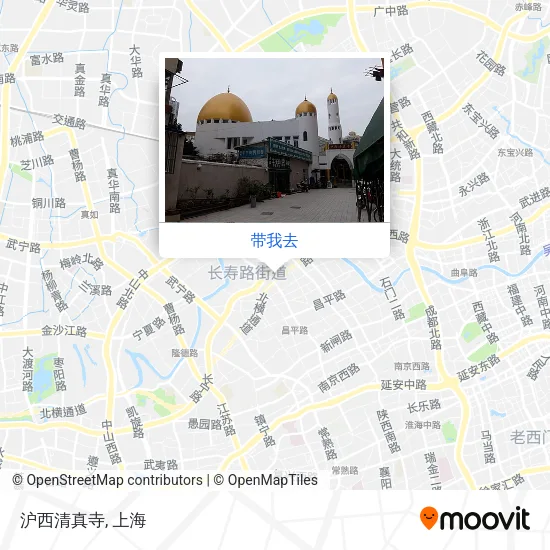 沪西清真寺地图
