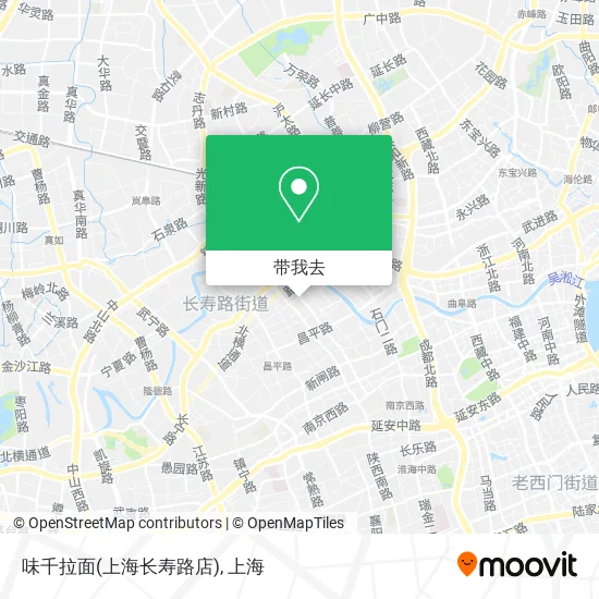 味千拉面(上海长寿路店)地图