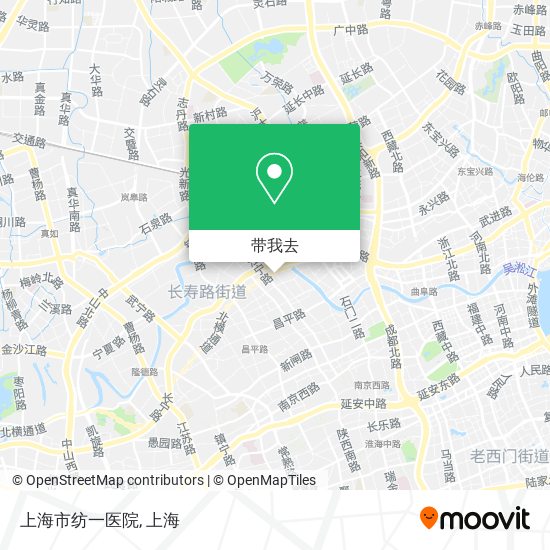 上海市纺一医院地图