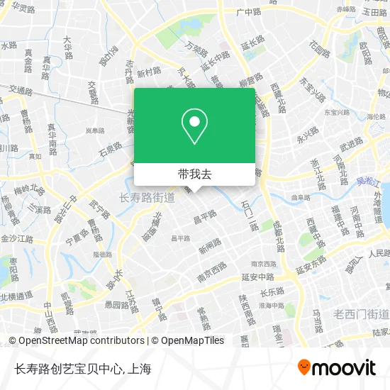 长寿路创艺宝贝中心地图