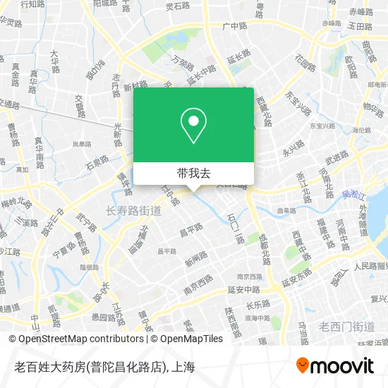 老百姓大药房(普陀昌化路店)地图