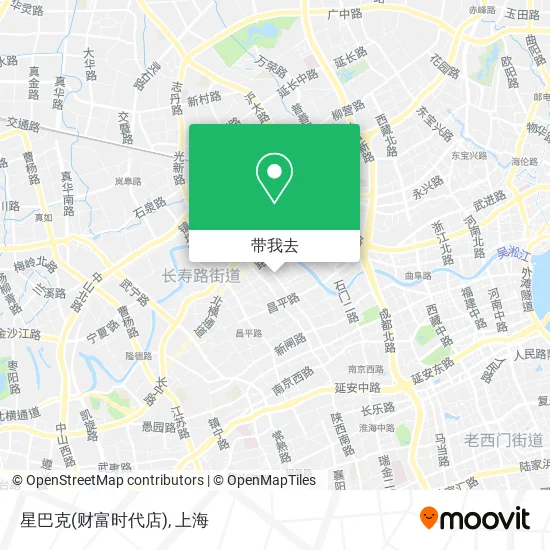 星巴克(财富时代店)地图
