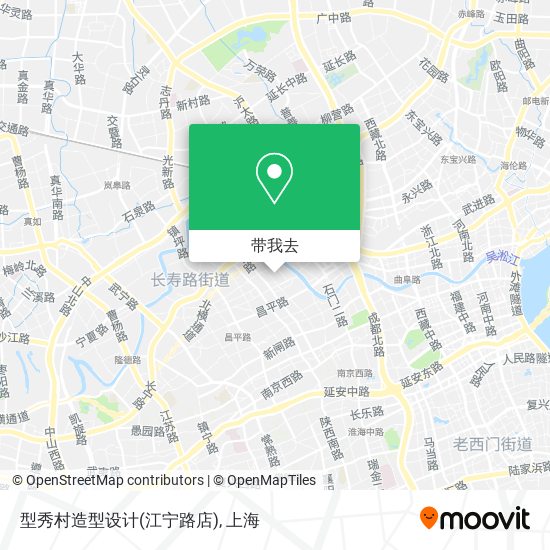 型秀村造型设计(江宁路店)地图