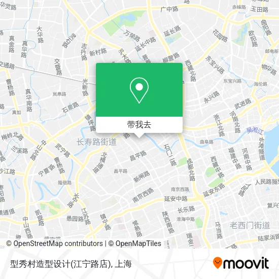 型秀村造型设计(江宁路店)地图