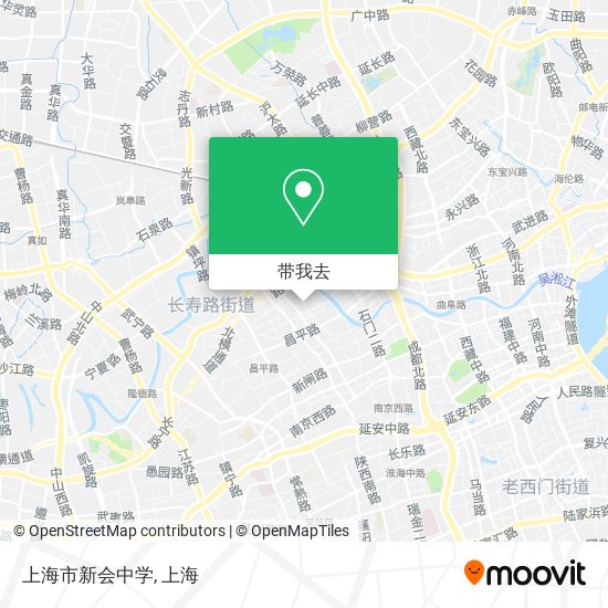 上海市新会中学地图
