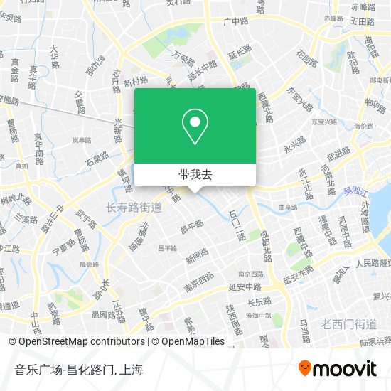 音乐广场-昌化路门地图