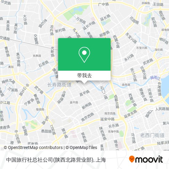 中国旅行社总社公司(陕西北路营业部)地图