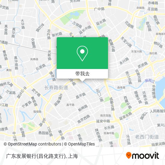 广东发展银行(昌化路支行)地图