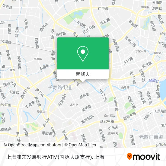 上海浦东发展银行ATM(国脉大厦支行)地图