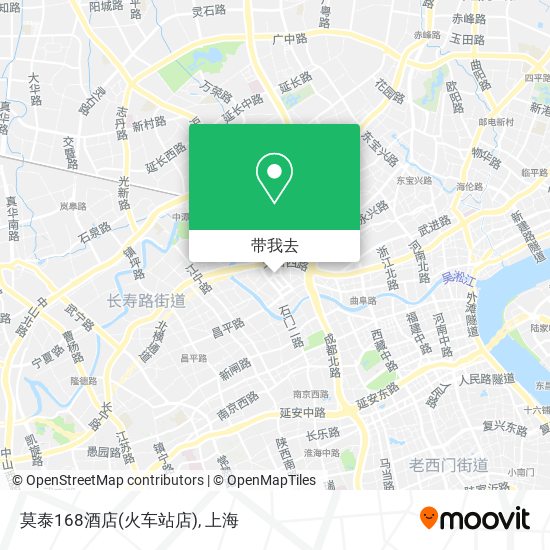 莫泰168酒店(火车站店)地图