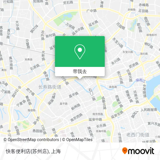 快客便利店(苏州店)地图