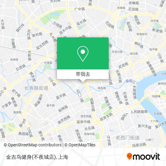 金吉鸟健身(不夜城店)地图