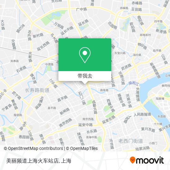 美丽频道上海火车站店地图