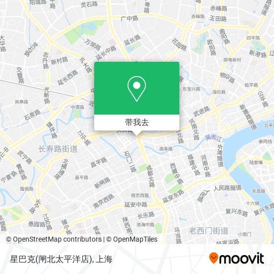 星巴克(闸北太平洋店)地图