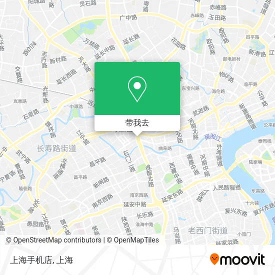 上海手机店地图