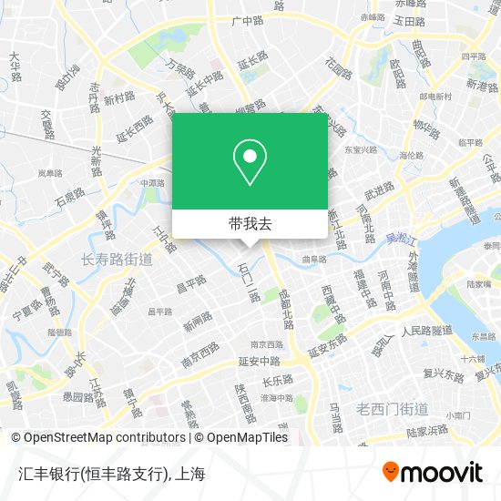 汇丰银行(恒丰路支行)地图