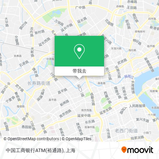 中国工商银行ATM(裕通路)地图