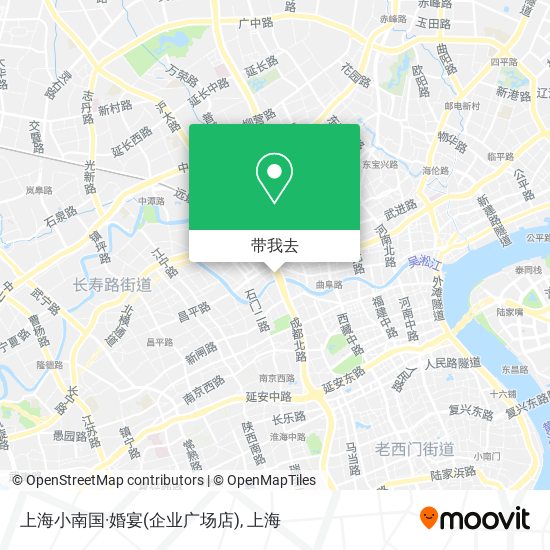 上海小南国·婚宴(企业广场店)地图