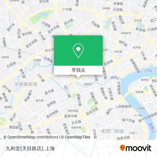 九和堂(天目路店)地图