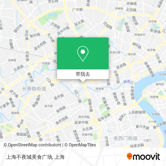上海不夜城美食广场地图