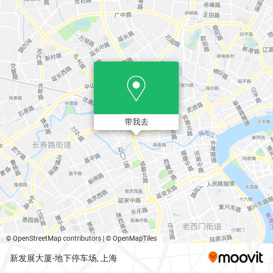 新发展大厦-地下停车场地图