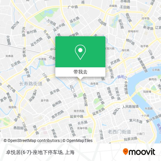 卓悦居(6·7)-座地下停车场地图