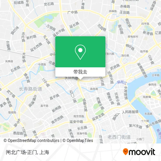 闸北广场-正门地图