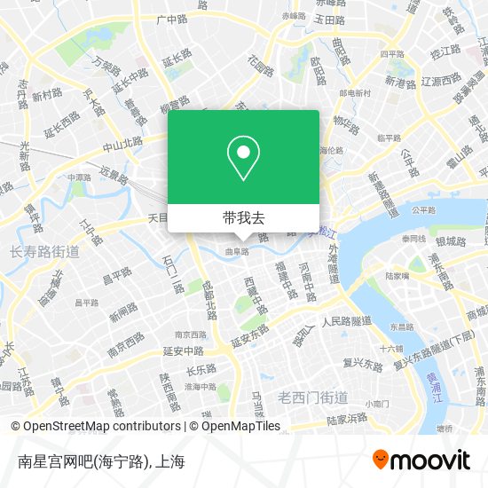 南星宫网吧(海宁路)地图