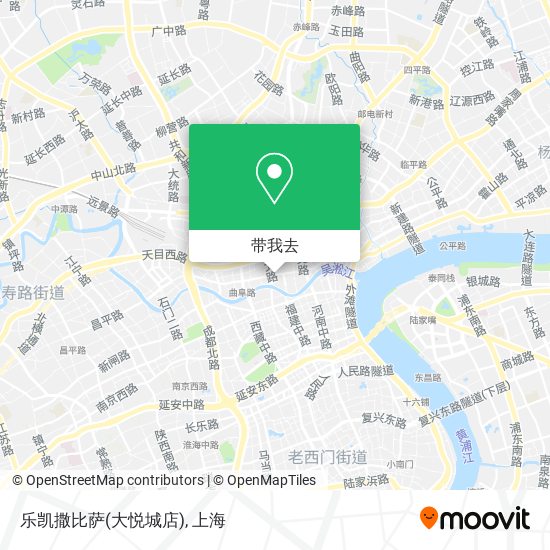 乐凯撒比萨(大悦城店)地图
