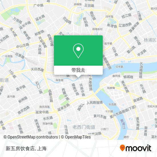 新五房饮食店地图