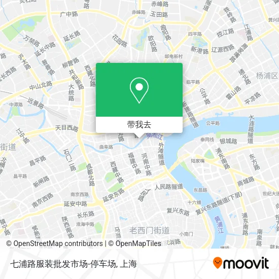 七浦路服装批发市场-停车场地图