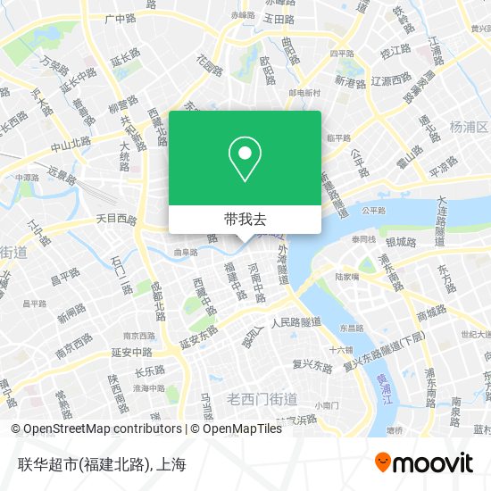联华超市(福建北路)地图