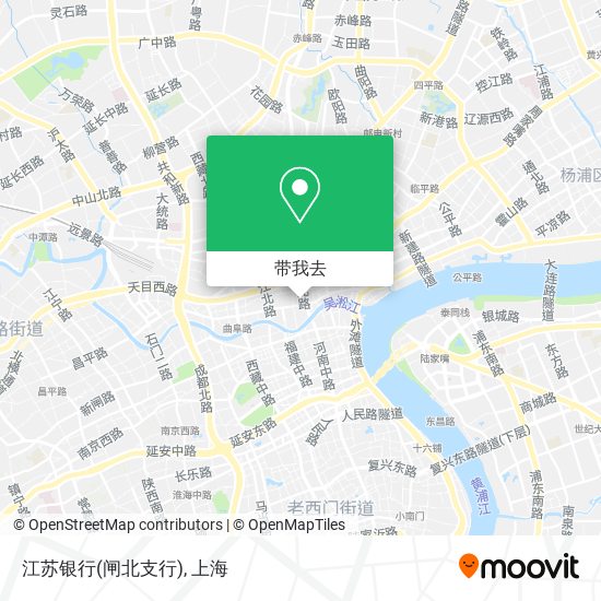 江苏银行(闸北支行)地图