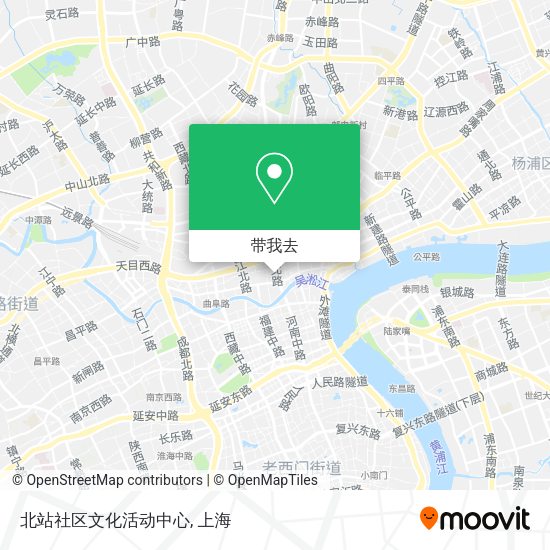 北站社区文化活动中心地图