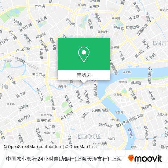 中国农业银行24小时自助银行(上海天潼支行)地图