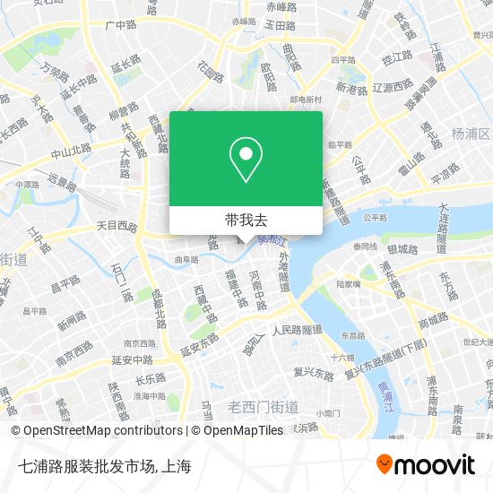 七浦路服装批发市场地图