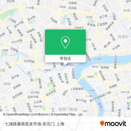 七浦路服装批发市场-东北门地图