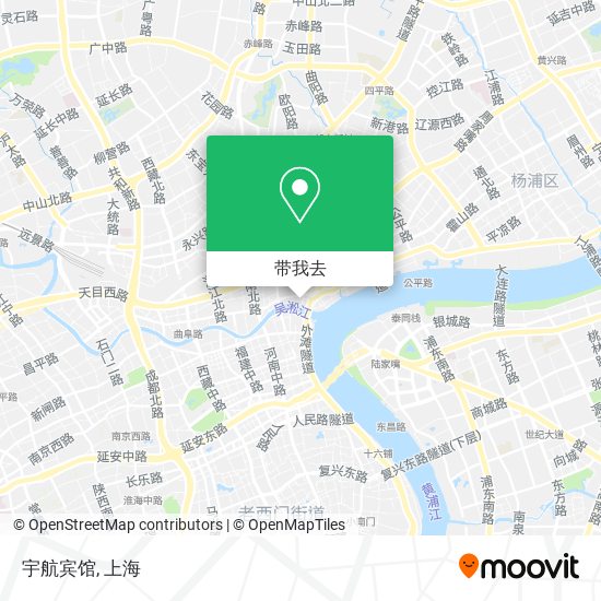 宇航宾馆地图