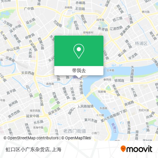 虹口区小广东杂货店地图
