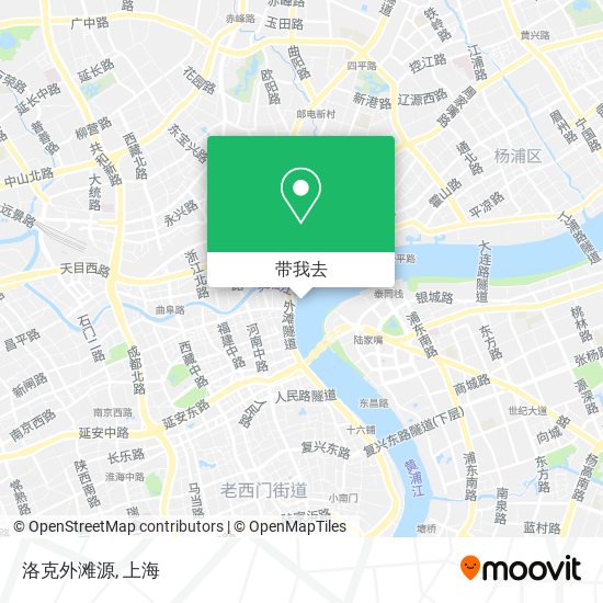 洛克外滩源地图