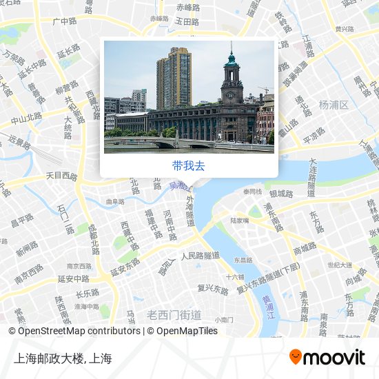 上海邮政大楼地图