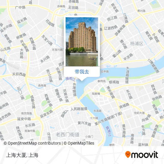 上海大厦地图