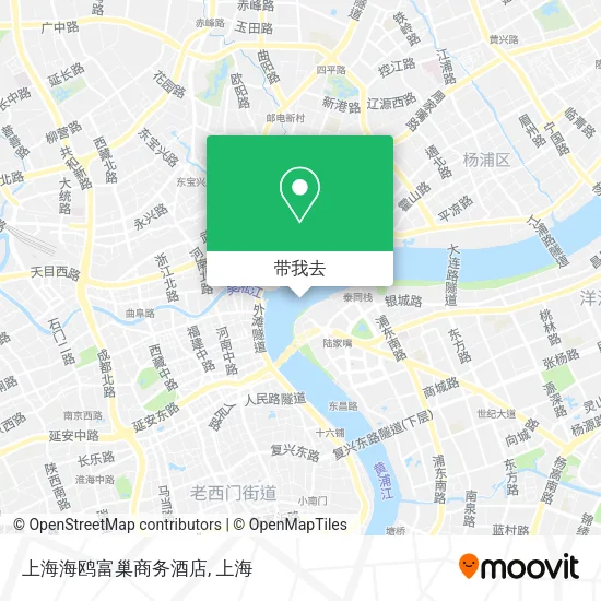 上海海鸥富巢商务酒店地图