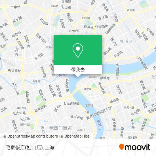 毛家饭店(虹口店)地图