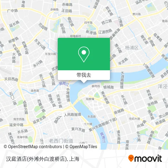 汉庭酒店(外滩外白渡桥店)地图