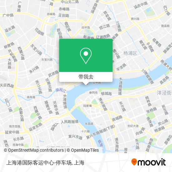 上海港国际客运中心-停车场地图
