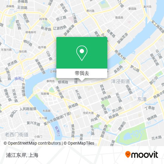 浦江东岸地图